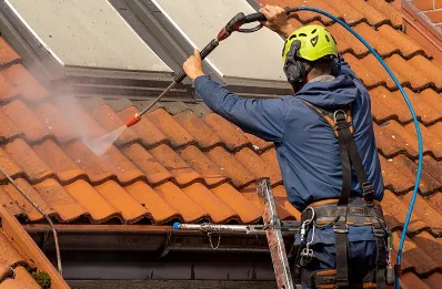 Démoussage et hydrofuge de toiture à Theil-Rabier